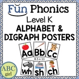 FUN PHONICS Kindergarten Alphabet and Digraph Posters