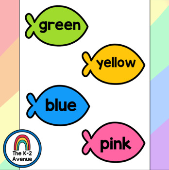 FUN PHONICS LEVEL 1 - Sight Word Fishing - Pull & Write Game