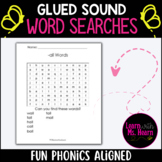 FUN PHONICS Level 1 Glued Sound Word Searches (No Prep!)