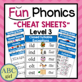 FUN PHONICS Level 3  Cheat Sheets