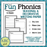 FUN PHONICS Seasonal and Decorative Themed  Writing Paper 