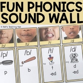 FUN PHONICS Sound Wall with Mouth Formation Pictures - Sci
