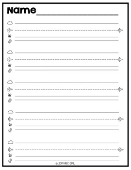 Letter Formation Poster Pre K-K-1