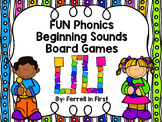 FUN phonics Beginning Sounds Board Games