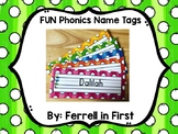 FUN Phonics Editable Name Tags