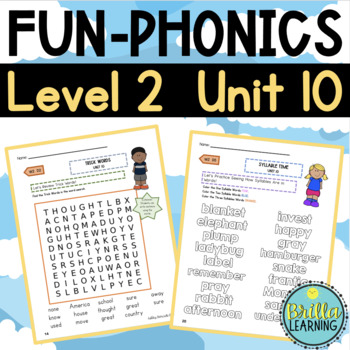 Preview of FUN Phonics Level 2 Unit 10
