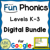 FUN Phonics Levels K-3 Digital Bundle for Google