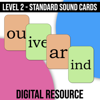 Preview of FUN Phonics Standard Sound Cards Level 2 Add-On (Clip Art)
