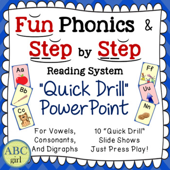 Preview of FUN Phonics and Reading System Keyword Quick Drill PowerPoint