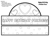 FUN Printable Happy Birthday Craft CUTE Princess Tiara Art