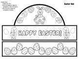 FUN Printable Happy Easter Craft Bunny Hat CUTE Chick Arts