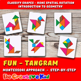 FUN TANGRAM. LOGIC PUZZLES IQ GAMES. 123 FLASH CARDS. ANY AGE