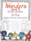 FUN WITH SIGHT WORDS * First Grade * WONDERS * Unit 5