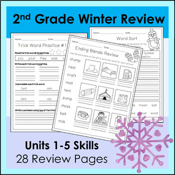 Preview of FUN Winter Review Level 2 Units 1-5