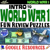 FUN World War 1 Review Puzzles | WWI Vocabulary Practice A