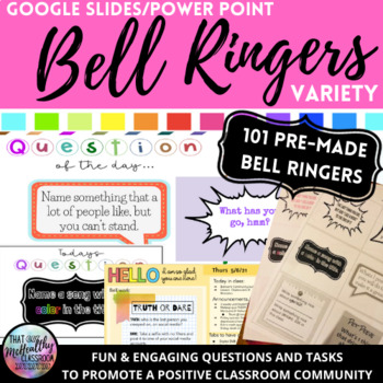 Preview of FUN daily bell ringers & warm-ups