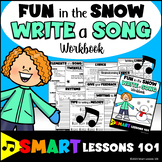 FUN in the SNOW SONG WRITING Workbook | Music Composition 