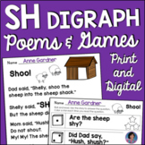 SH Digraph Poems & Games: Science of Reading Decodable Tex