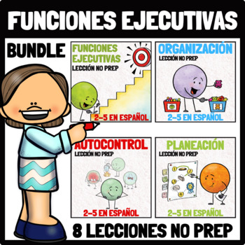 Preview of FUNCIONES EJECUTIVAS. Paquete de lecciones en español (2-5)