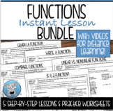 FUNCTIONS GUIDED NOTES AND PRACTICE BUNDLE