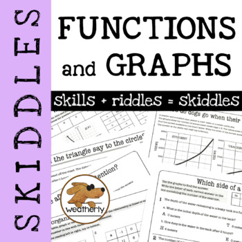 Preview of FUNCTIONS and GRAPHS - SKIDDLES