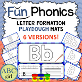 FUN PHONICS Letter Formation and Recognition Playdough Mats