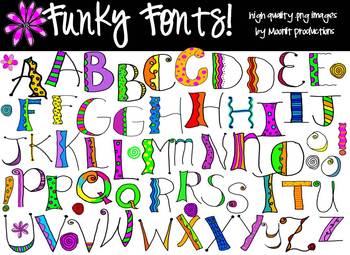 Preview of FUNKY FONTS - Uppercase letters - Personal & Commercial use