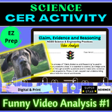 FUNNY Commercials Science CER #1 Claim, Evidence & Reasoni