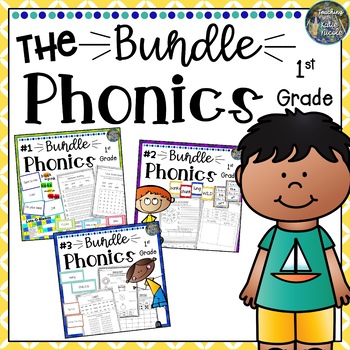 Preview of Year Long First Grade Phonics Bundle
