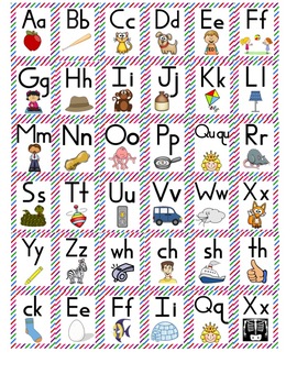 FUNtastic FUNdational Alphabet Flashcards Striped Version by FUNtastic ...
