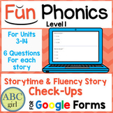 FUn PHONICS Level 1 Storytime Reading Comprehension Check 