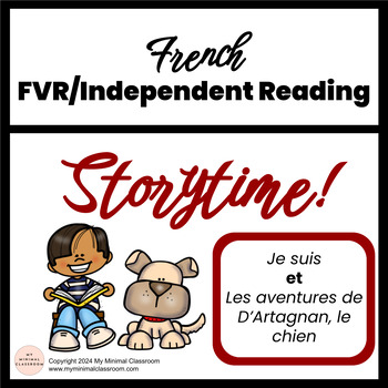 Preview of FVR Independent Reading, JE SUIS Homeschool, French