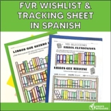 FVR Wishlist & Tracking Sheet in Spanish