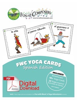 Preview of FWC Yoga Cards and Games - Spanish Edition