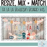 Fa La La Christmas Ornament December Bulletin Board Kit 