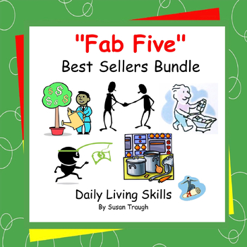 Preview of Fab 5 Bundle - Daily Living Skills