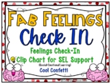 Fab Feelings Check In | Cool Confetti | Feelings Clip Chart