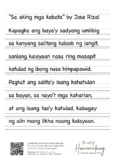 FREE COPYWORK: Sa aking mga kabata by Dr. Jose Rizal