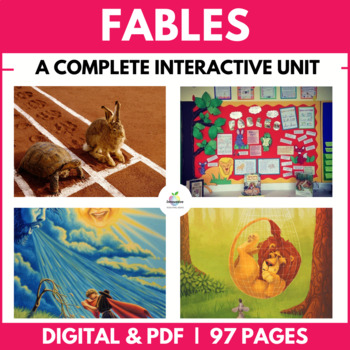 Preview of Aesop's Fables Unit | Writing & Reading | Meaning, Moral, Message & Theme