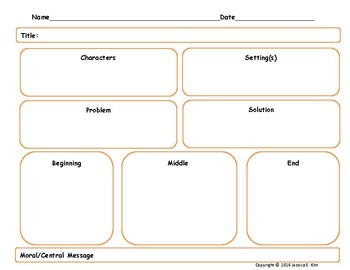 Preview of Writing Organizer