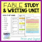 Fable Study & Writing Unit - Print & Digital
