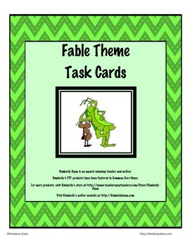 Preview of Fable Theme Task Cards