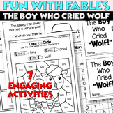 Fables Activities The Boy Who Cried Wolf Emergent Reader a