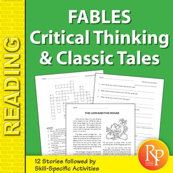Preview of Folktales, Fairy Tales and Fables - Passages, Activities & Questions | Skills