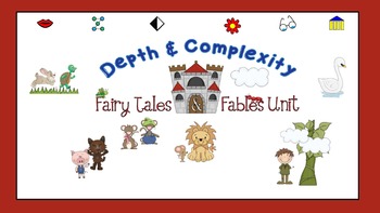Preview of Fables & Fairy Tales Bundle With Depth & Complexity