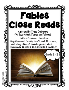 Preview of Fables & Aesops Fables 2nd & 3rd Grade Fable Graphic Organizer & Comprehension