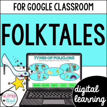 Preview of Fables, Folktales, & Fairy Tales Activities for Google Classroom Digital
