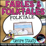 Fables & Folktales Genre Study: Posters, Graphic Organizer