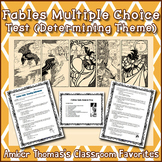 Fables Multiple Choice Test (Determining Theme)