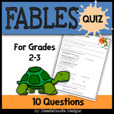 Fables Quiz to Print or Use Digitally -- Multiple Choice, 
